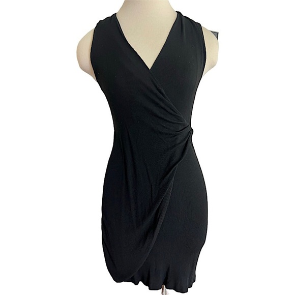 Velvet by Graham & Spencer Dresses & Skirts - Velvet by Graham and Spencer black body on wrap illusion dress